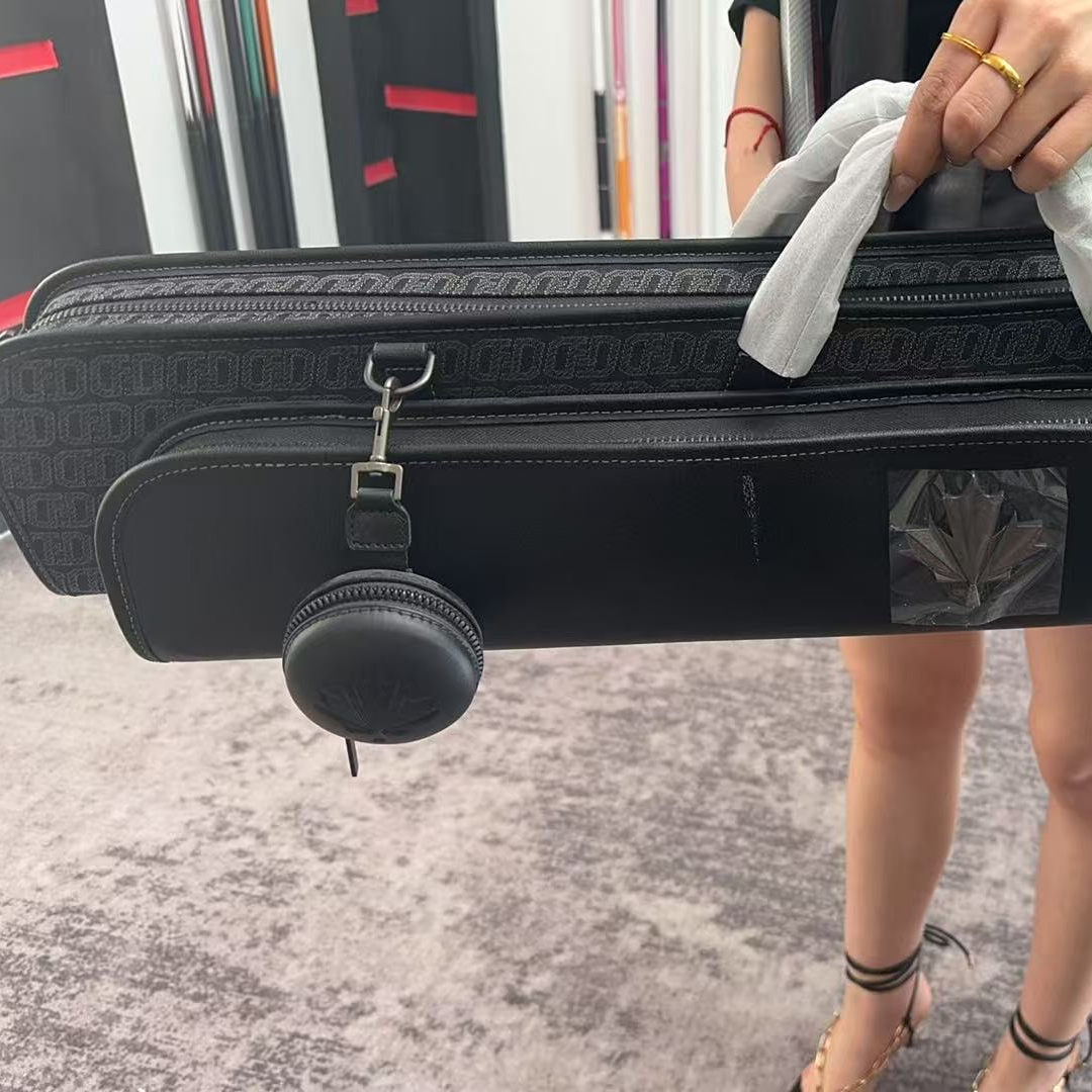 米亚罗杆包黑色软包耐磨1/2分体多支装7孔大头斯诺克