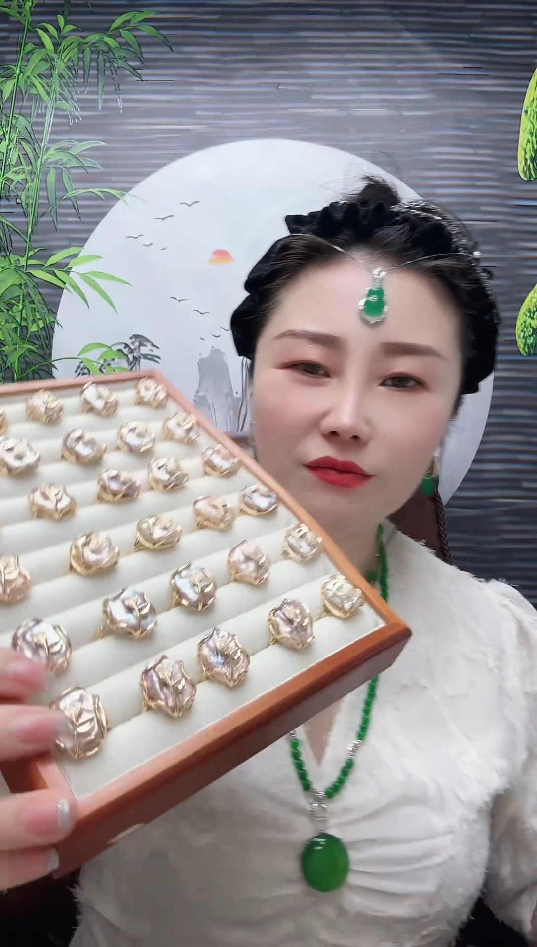 高货巴洛克豪镶戒指