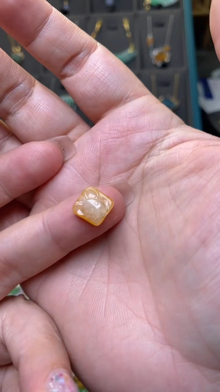 颈饰未镶嵌翡翠杨*净货40975