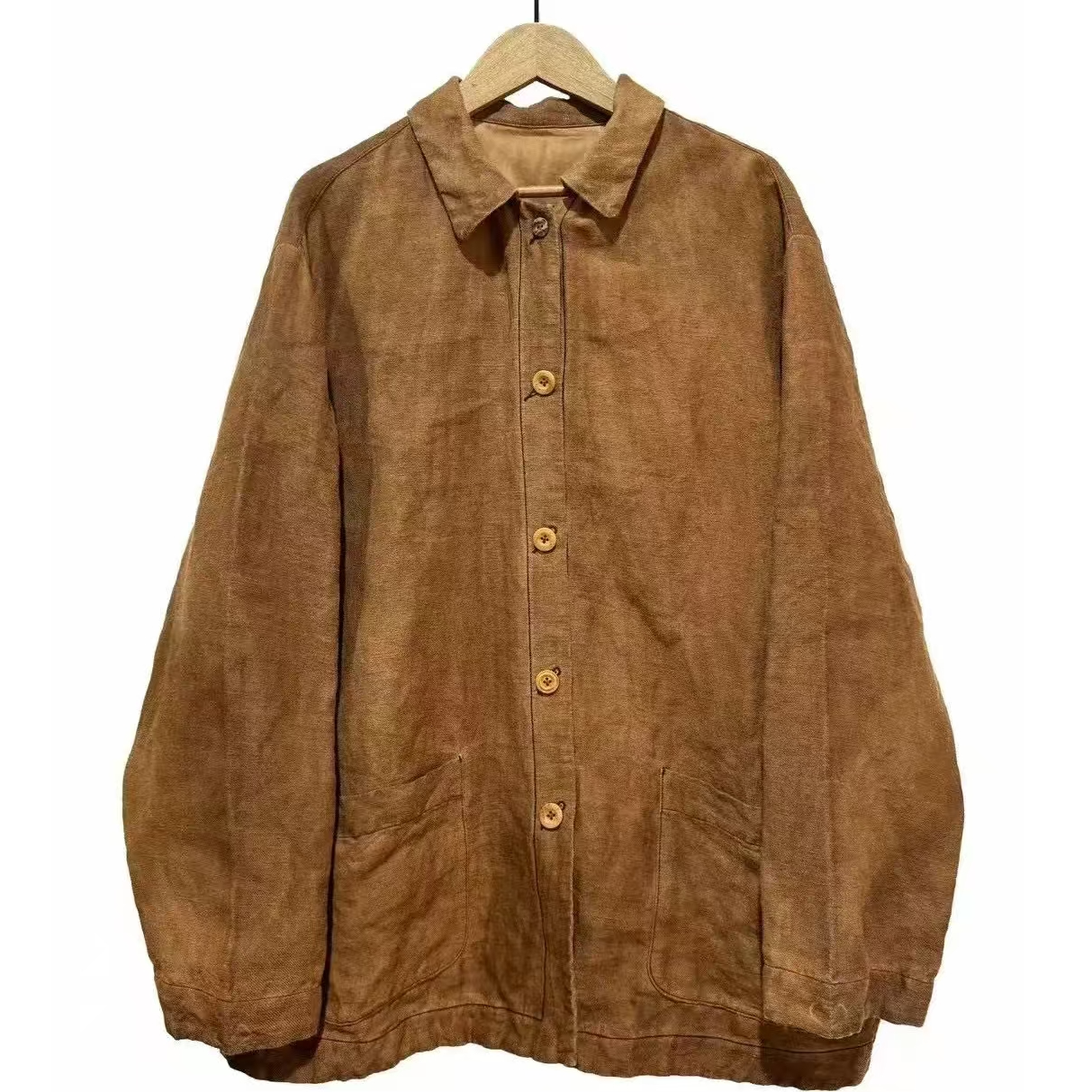 左岸迷香汉麻宽松短外套Z25SS9005