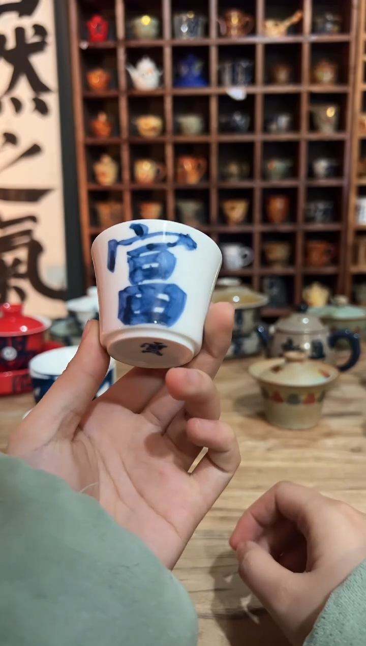 【闪购商品】观云听雨原创手绘茶具