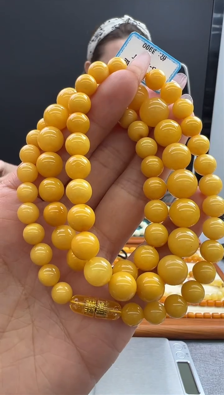 【闪购商品】琥珀颈饰未镶嵌935秒拍号