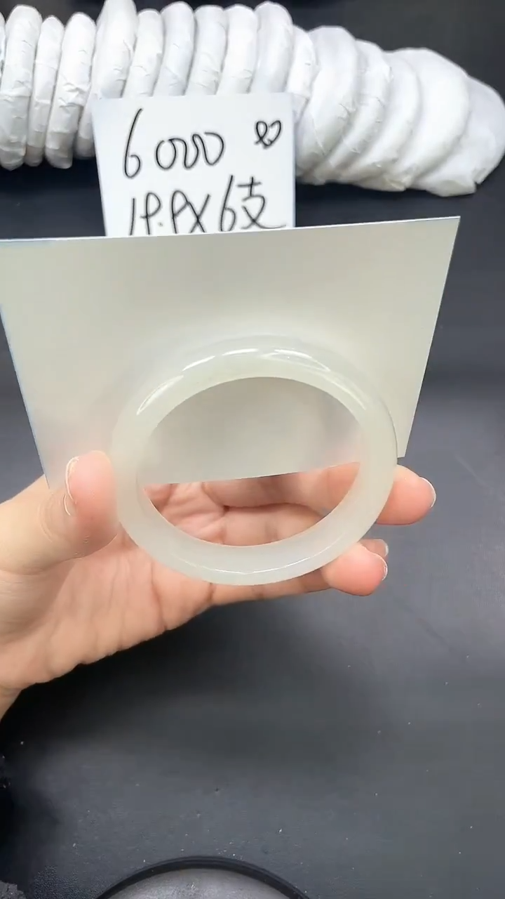 未镶嵌手镯石英质玉A124-53`54`55