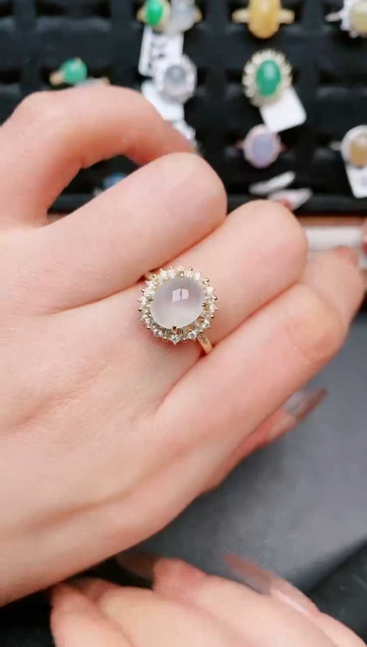 【闪购商品】翡翠戒指银S925镶嵌.....