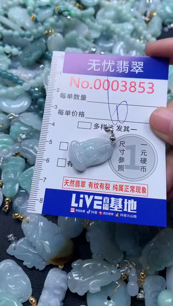 颈饰未镶嵌翡翠3853