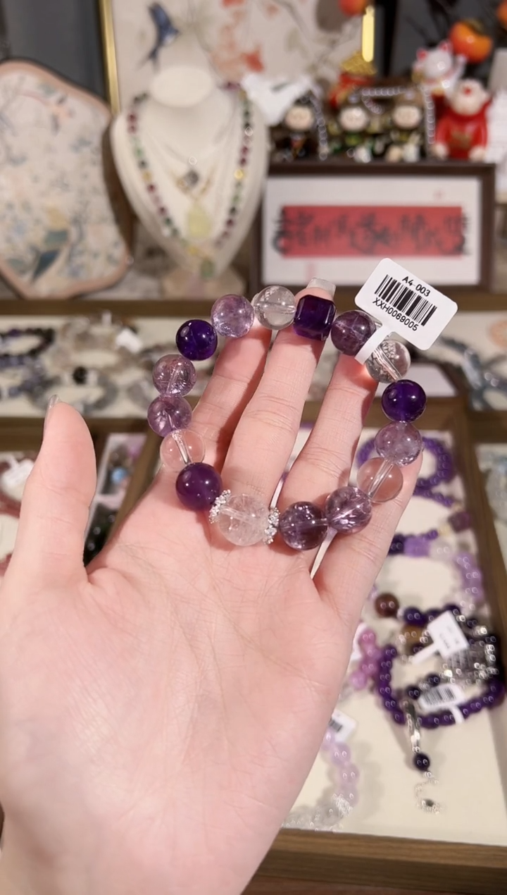 【闪购商品】水晶手链未镶嵌天然水晶 多样性发货发其一 颜色微差