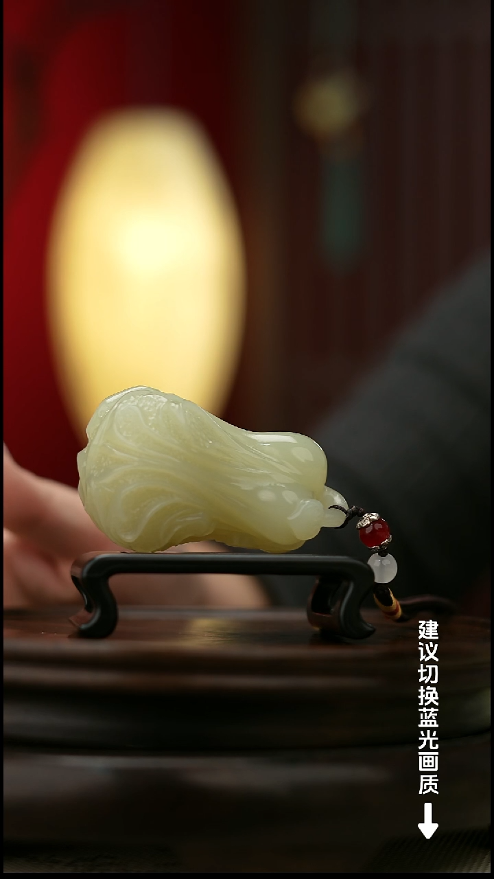 玉【手握百财】天然玉石手把件