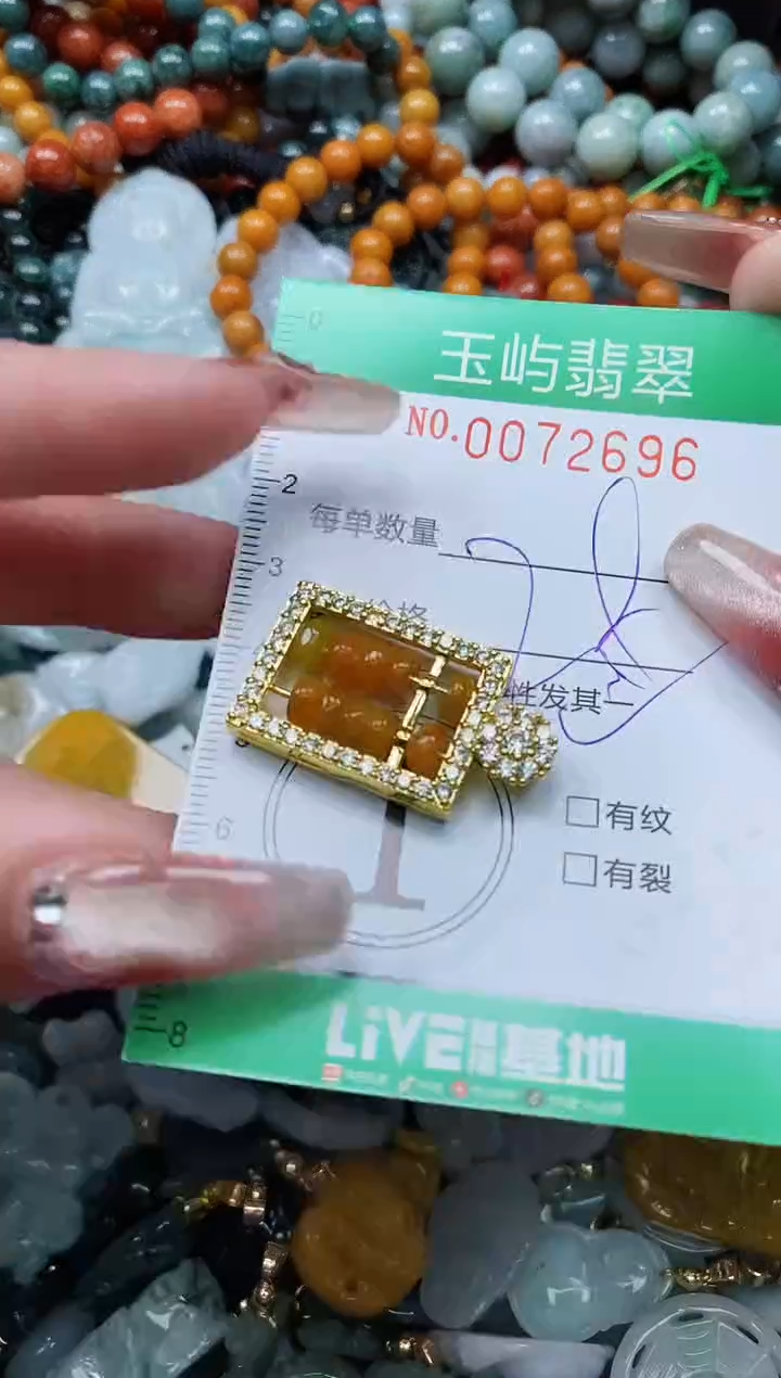 【闪购商品】翡翠颈饰未镶嵌闪购0072696多样性发其一