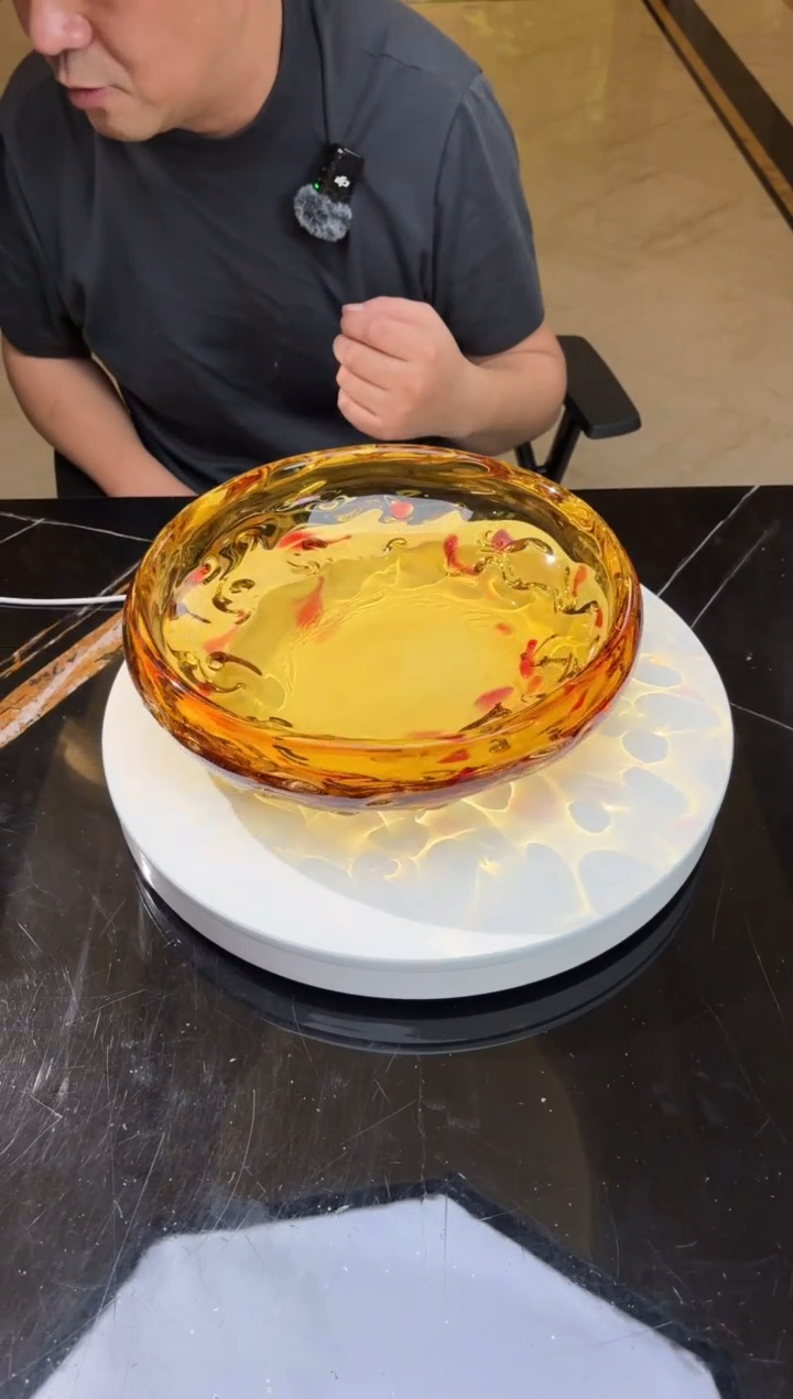 【闪购商品】摆件AJ02016艺术琉璃果盘