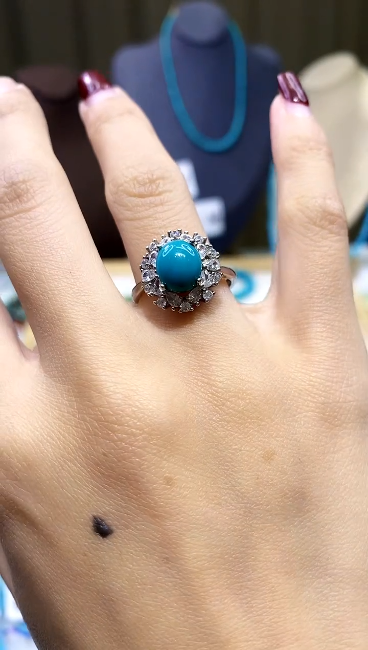 【闪购商品】绿松石戒指未镶嵌537