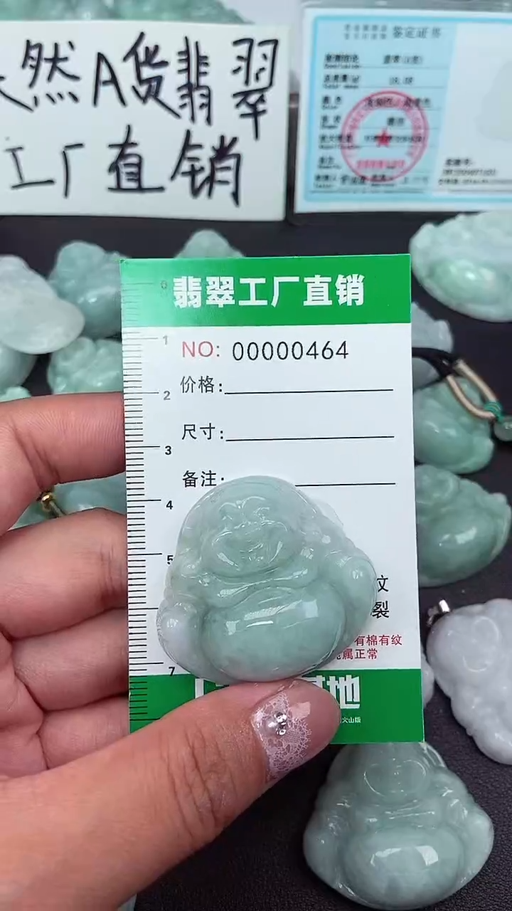 颈饰未镶嵌翡翠缅甸天然翡翠0464