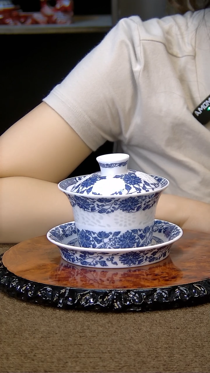 陶瓷盖碗茶具组合套装