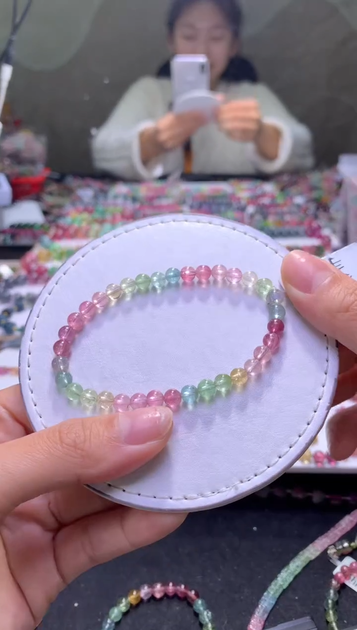 未镶嵌手串碧玺A156【天然碧玺】