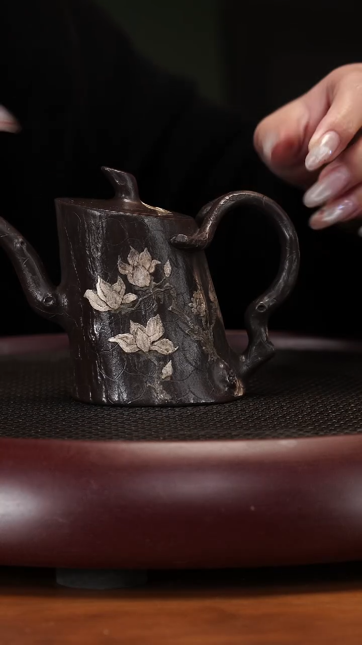 【闪购商品】紫砂茶壶3-53ZWP梅桩 240cc