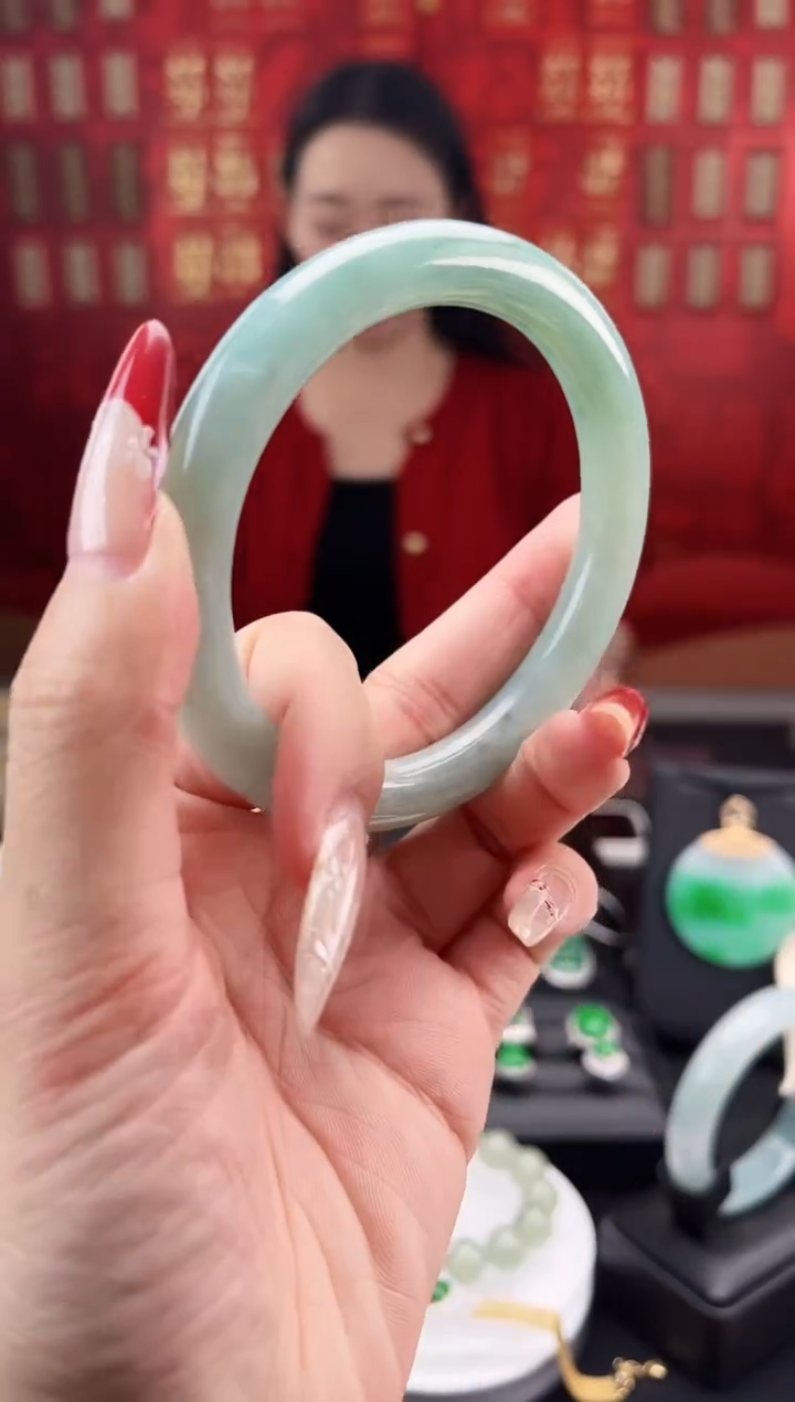 【闪购商品】翡翠手镯未镶嵌手镯60.1#