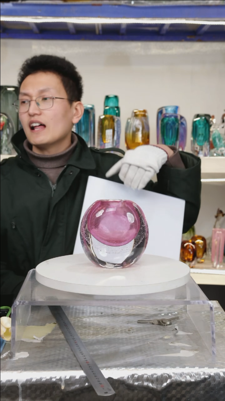 【闪购商品】琉璃【幻彩】高13精品琉璃微瑕福利