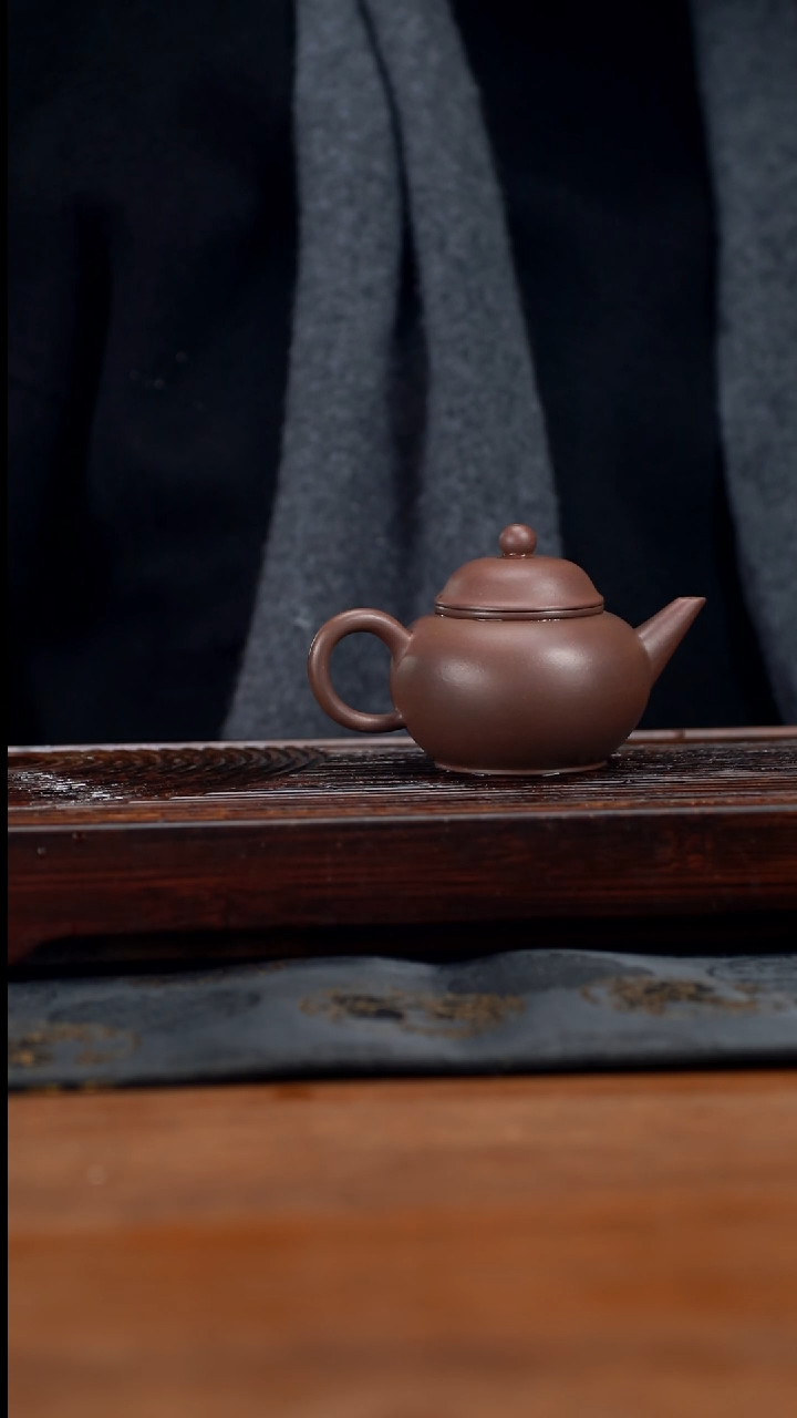 【闪购商品】紫砂茶壶150cc黄龙山原矿底槽清水平116