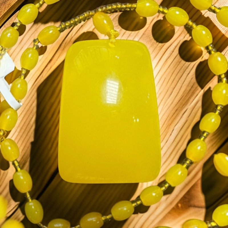 [时尚百搭轻奢设计]W24黄色无事链