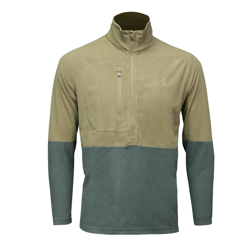 鹰爪套头抓绒衫战术时尚版保暖轻量抓绒衣亲肤柔软立领