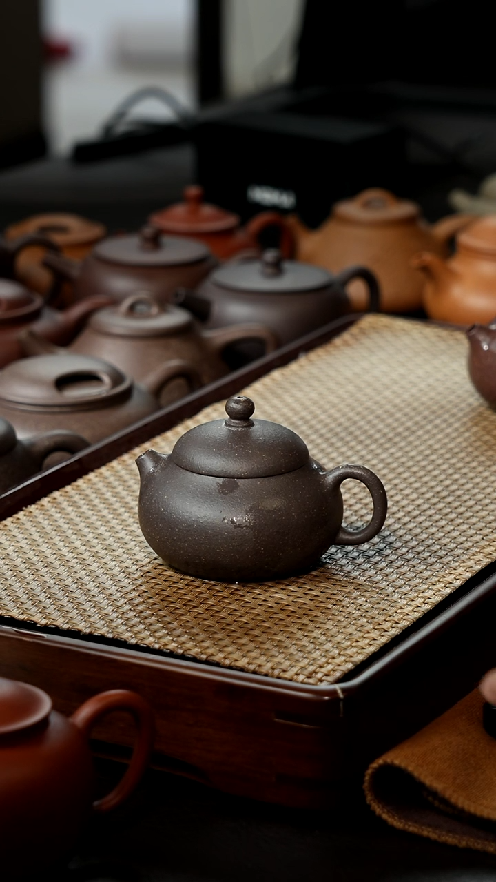 【闪购商品】紫砂茶壶千禧紫泥文旦气80cc