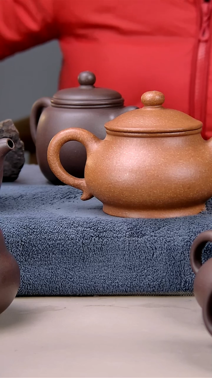 【闪购商品】紫砂茶壶潘壶230/240红降坡