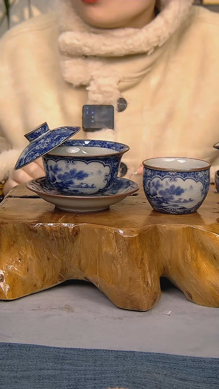 【闪购商品】2件套陶瓷茶具家用简装系列