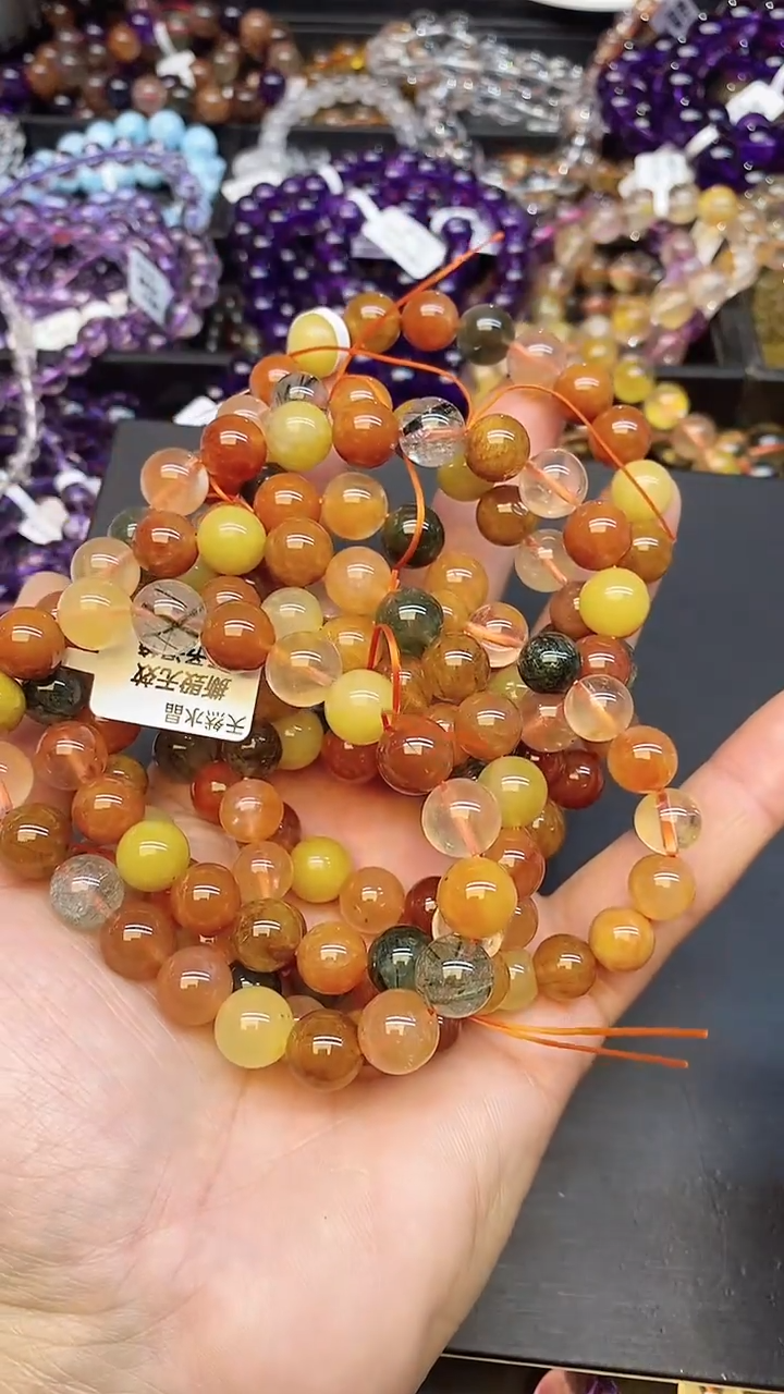 【闪购商品】水晶手链未镶嵌a46 福禄寿10mm