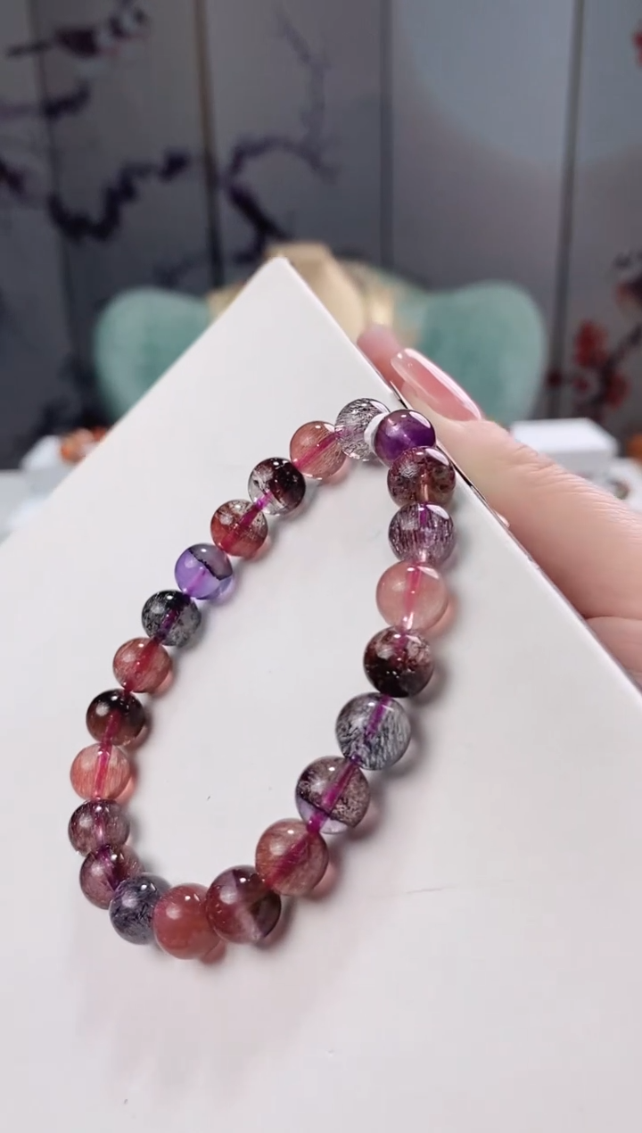 【闪购商品】水晶超七单圈8.5*未镶嵌多人多样性发其一