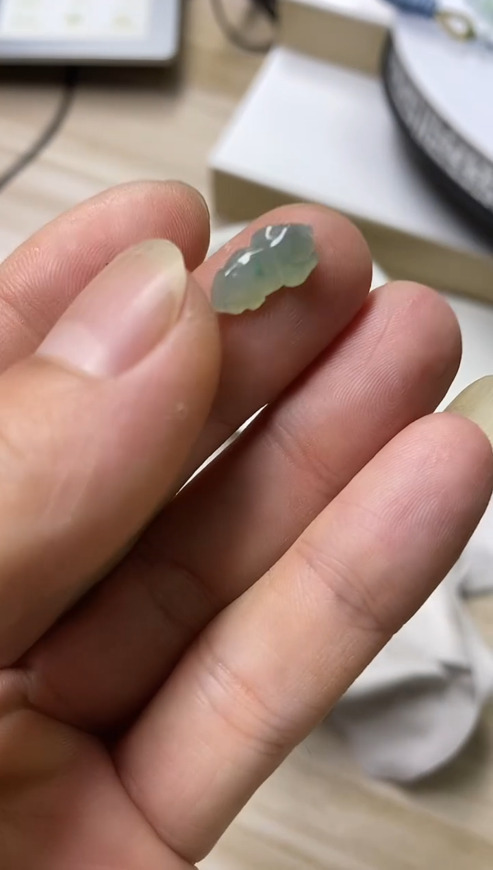 颈饰未镶嵌翡翠3天然缅甸翡翠A货小提溜