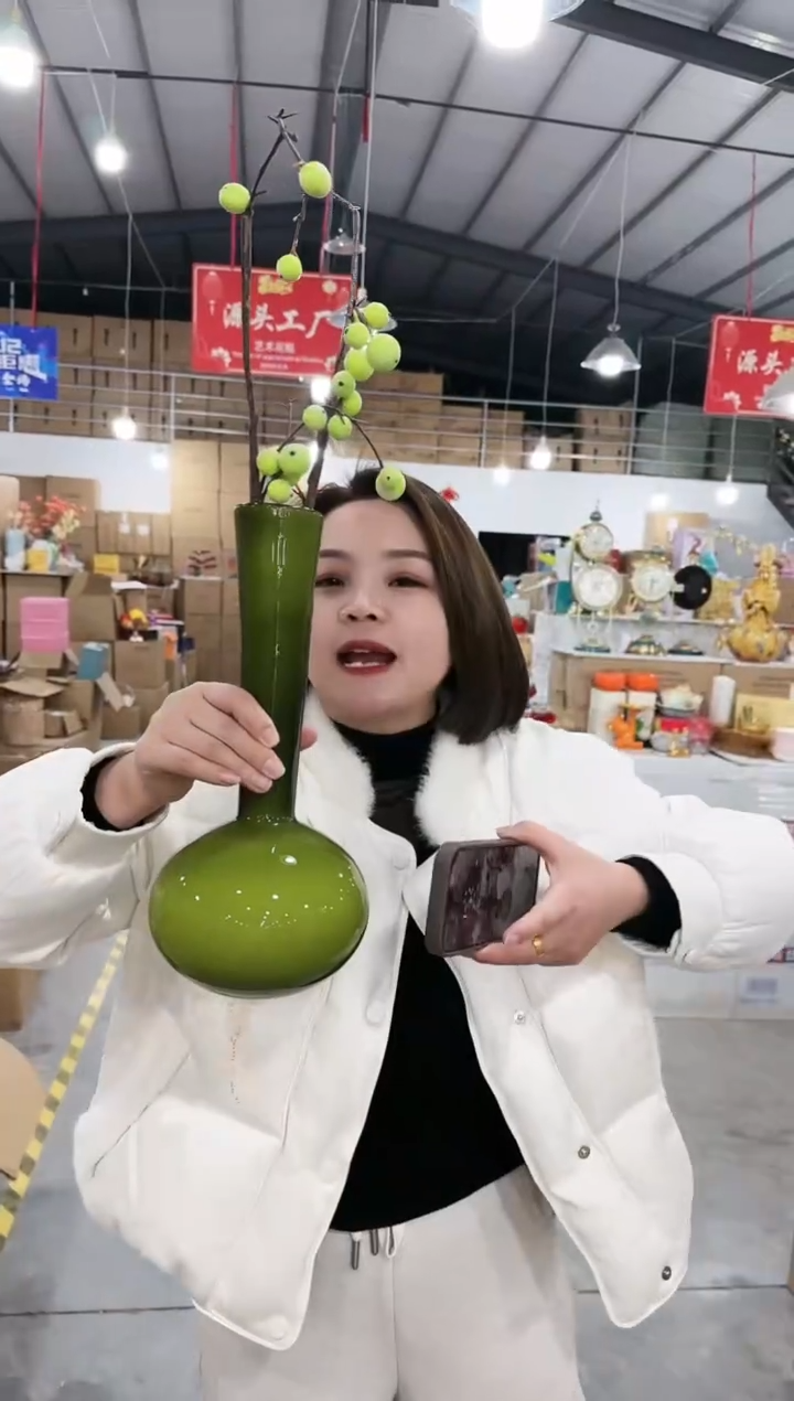 【闪购商品】无铅玻璃YOYO-花器-15早花瓶不带花