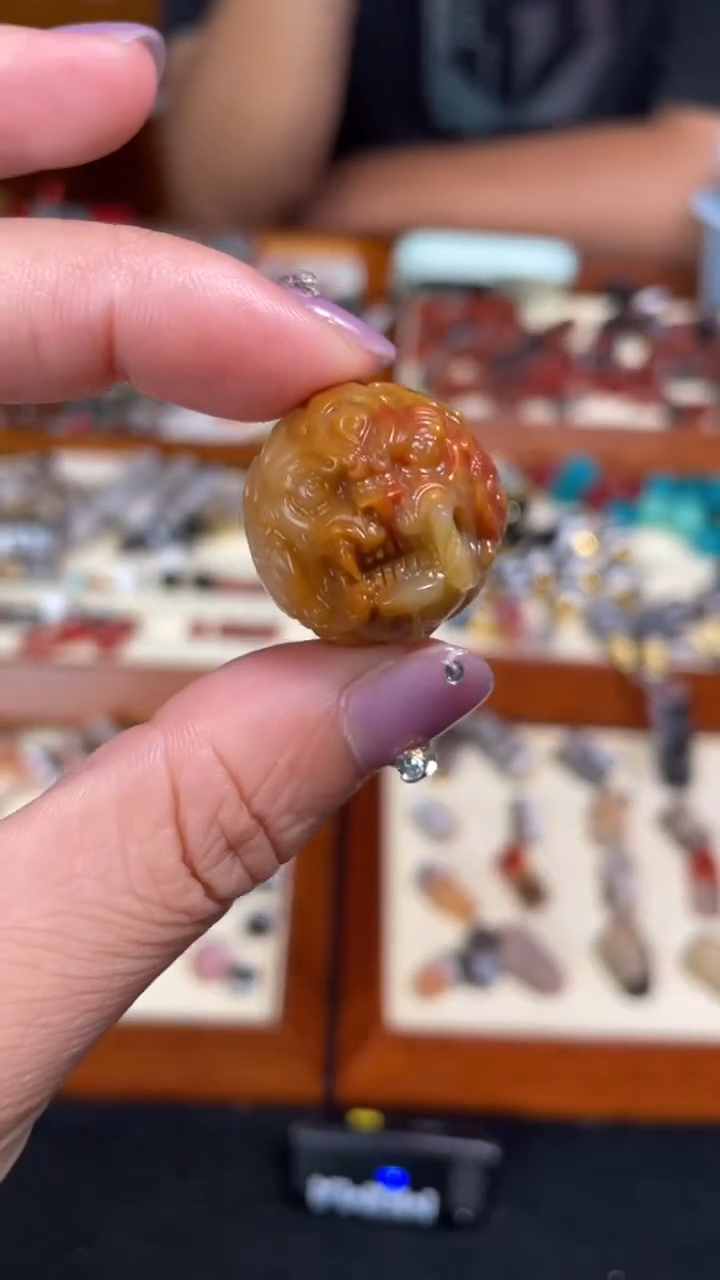 玛瑙/玉髓颈饰未镶嵌31貔貅珠