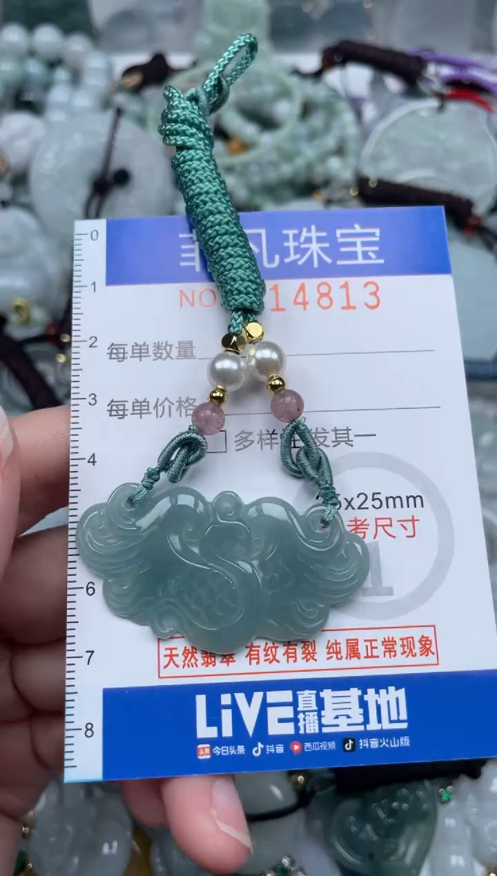 颈饰未镶嵌翡翠14813