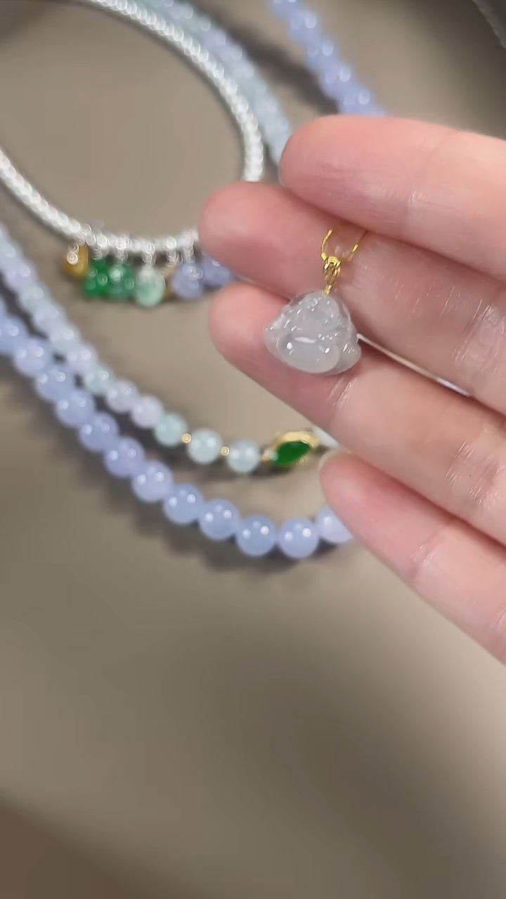 翡翠未镶嵌吊坠(不含链)天然缅甸翡翠吊坠