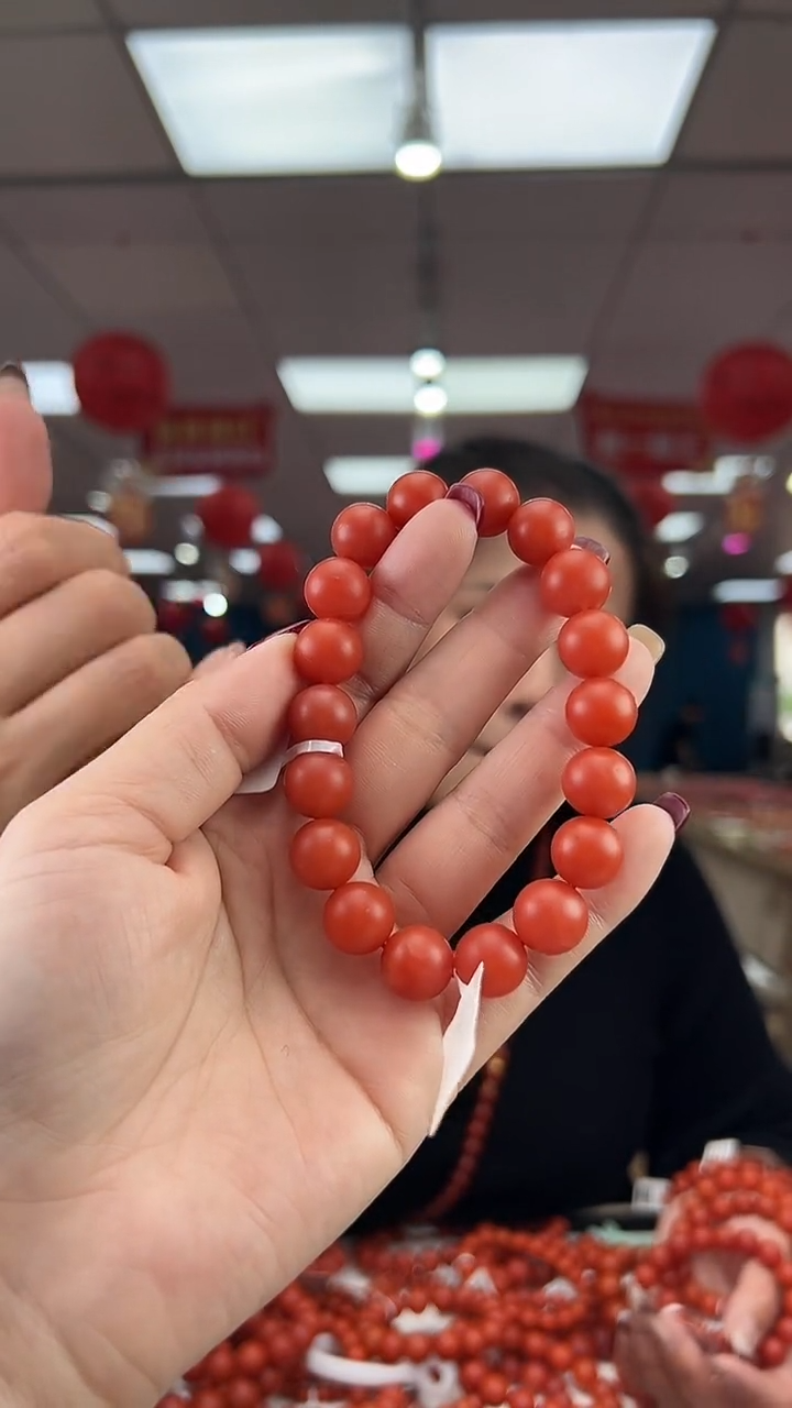 【闪购商品】南红玛瑙珠串未镶嵌多样发其一/12/HS9992840