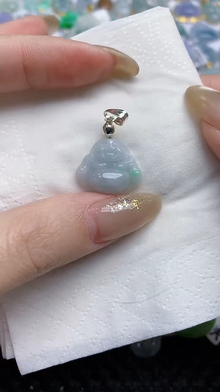 【闪购商品】翡翠颈饰未镶嵌天然A货翡翠 38