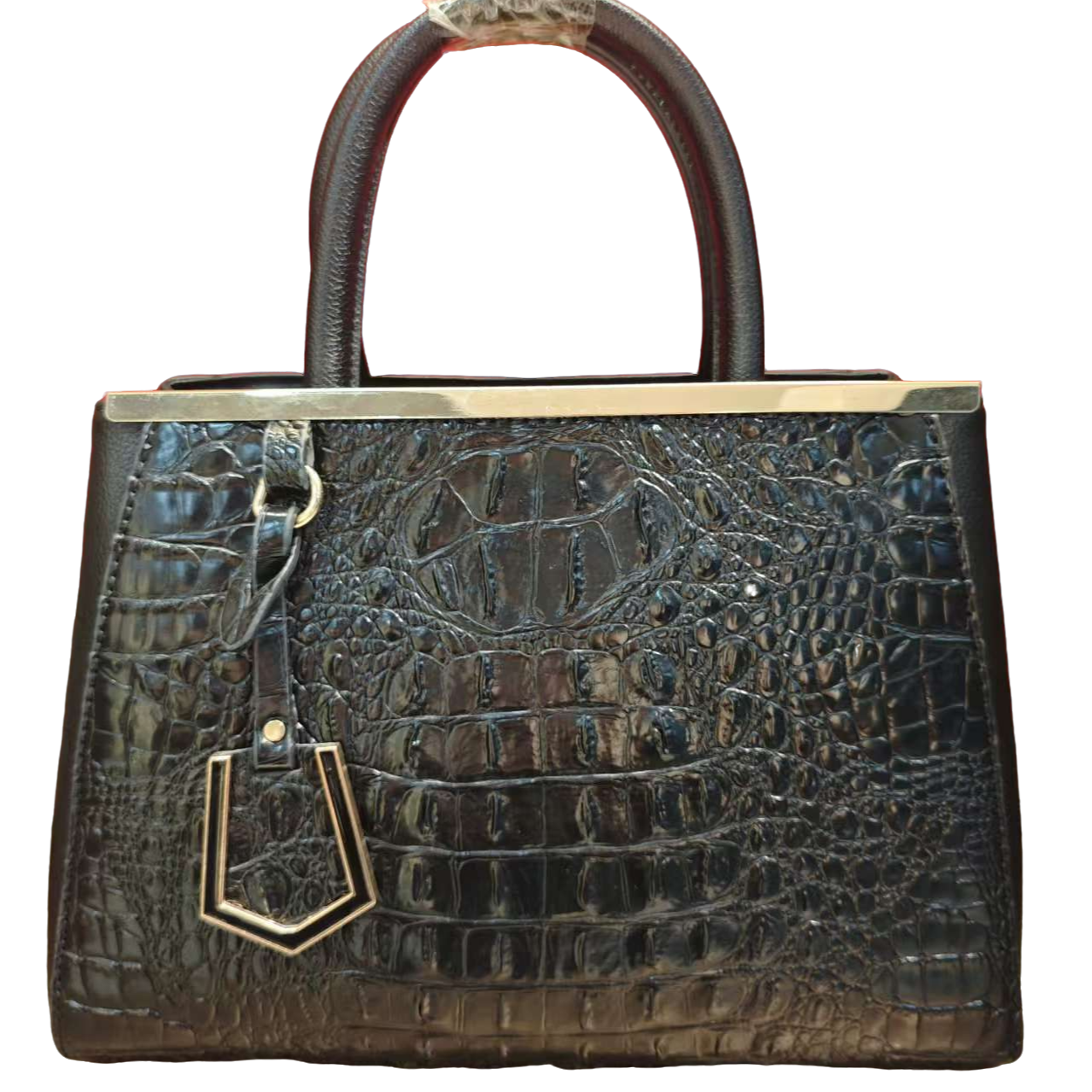 单根鳄鱼纹PU都市简约横款斜挎包气质蛇纹大号潮流