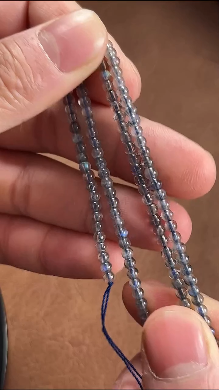 未镶嵌手链水晶黑体灰月光半成品