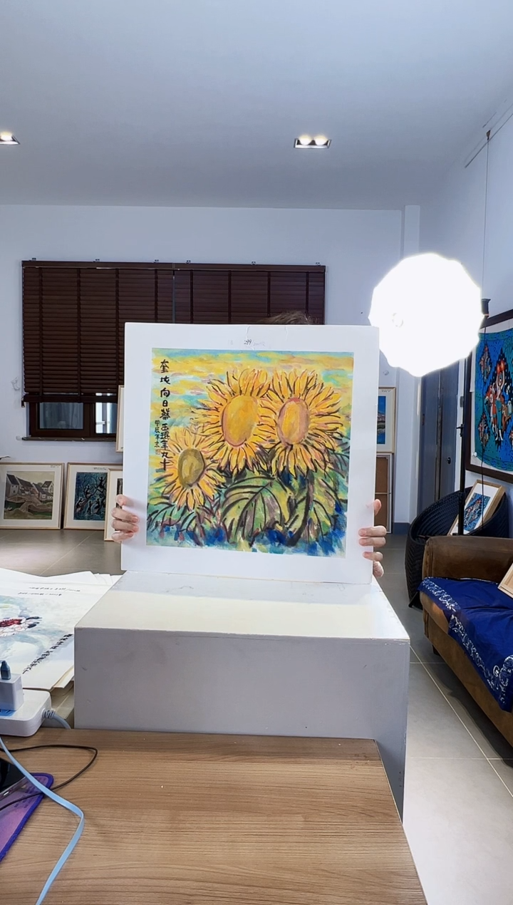 【闪购商品】版画耿玉琨限量作品亲签盖章版画S