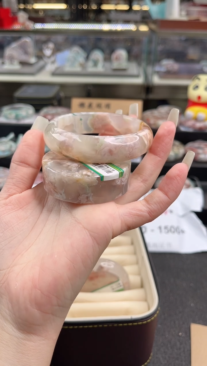 未镶嵌手镯石英质玉58圈口（赠品镯心）S951640