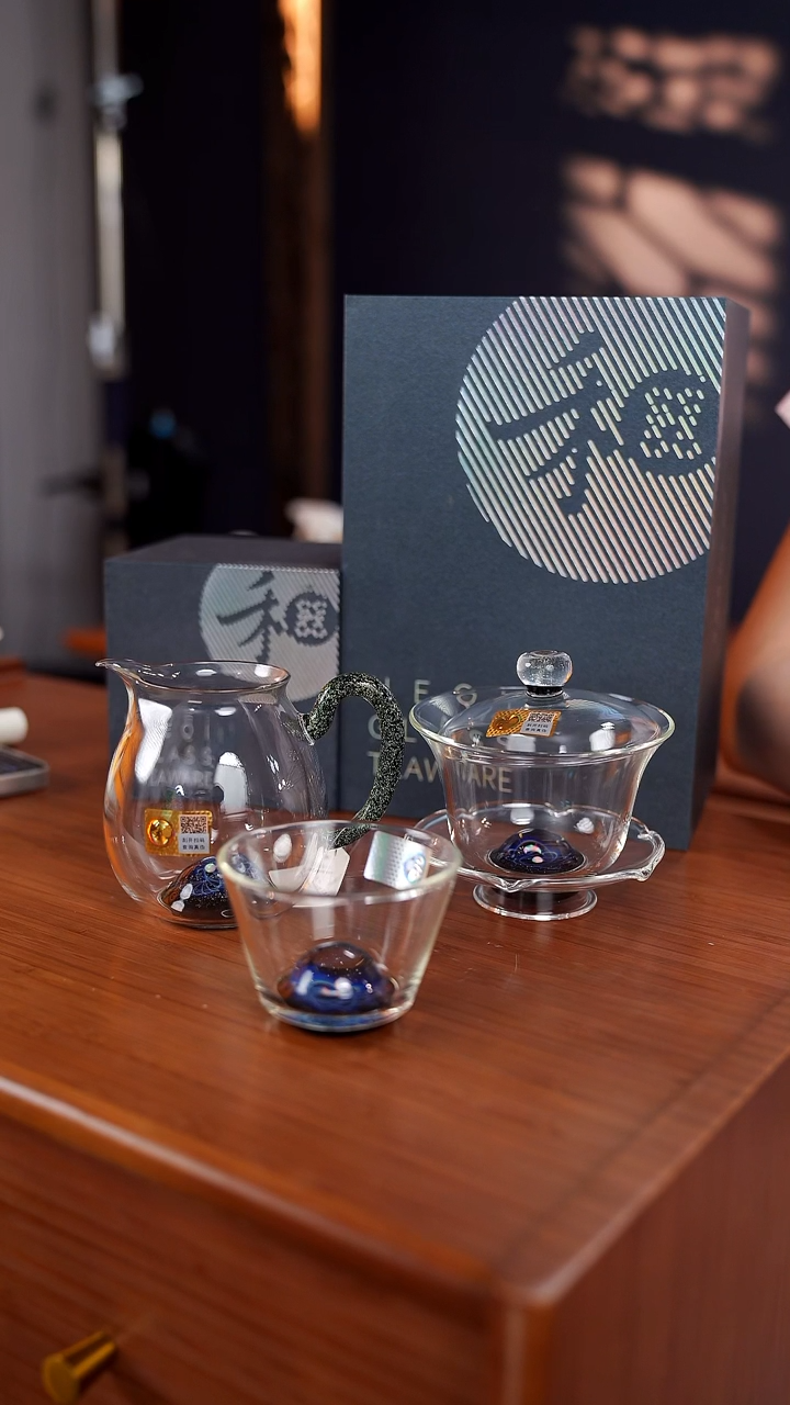 星辰清悦+达杯+沁莲盖碗