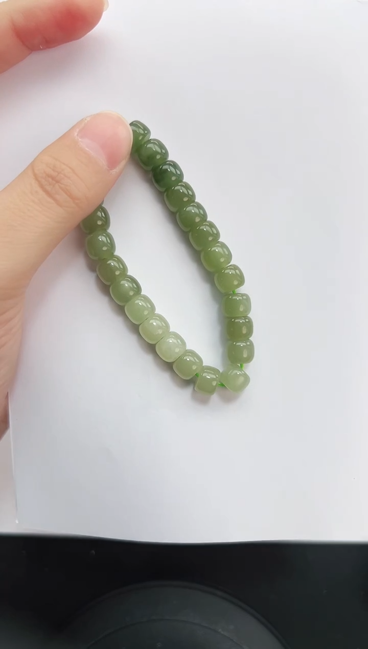 未镶嵌手串和田玉61岚钻微色差T