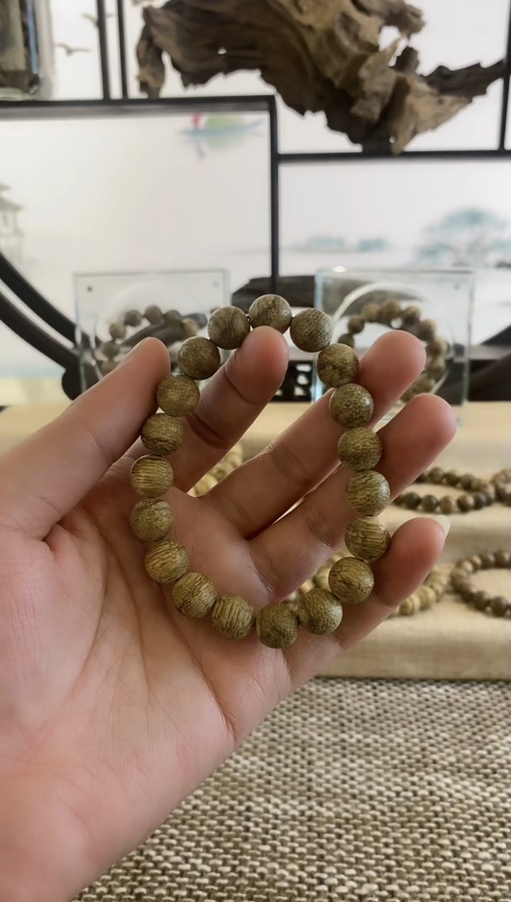 【闪购商品】沉香手串文莱陈年蛇纹老料11+MM手串