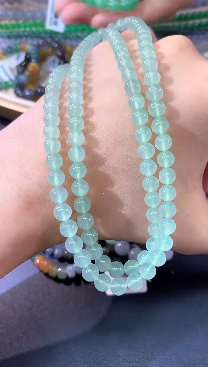 未镶嵌手串翡翠A628|29999