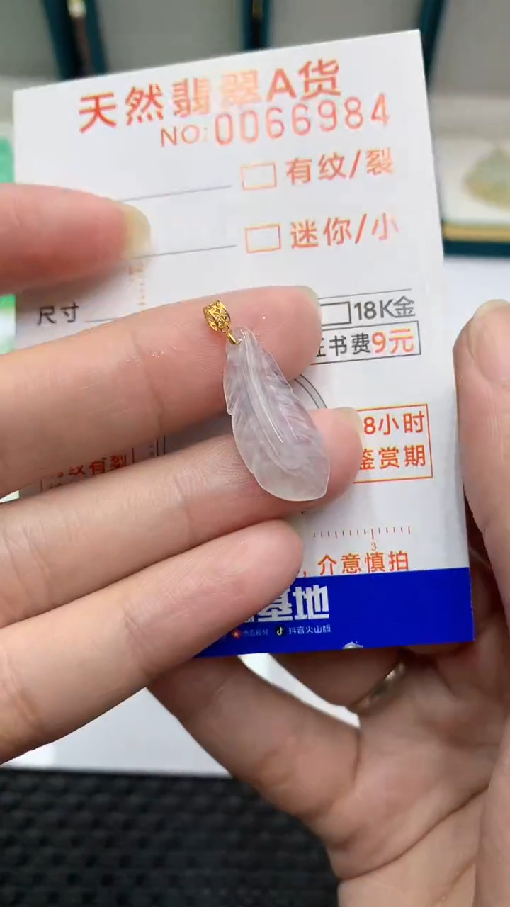 【闪购商品】翡翠颈饰18K金镶嵌            8