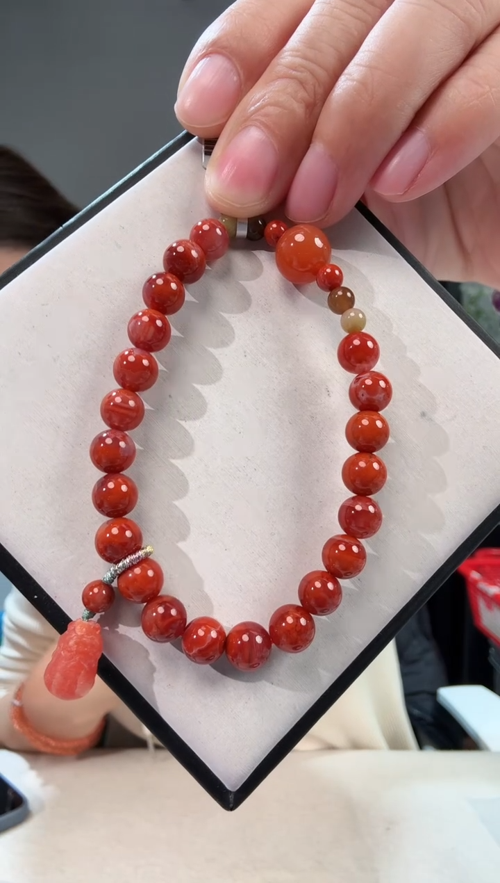 未镶嵌手链南红玛瑙优8595 约7mm