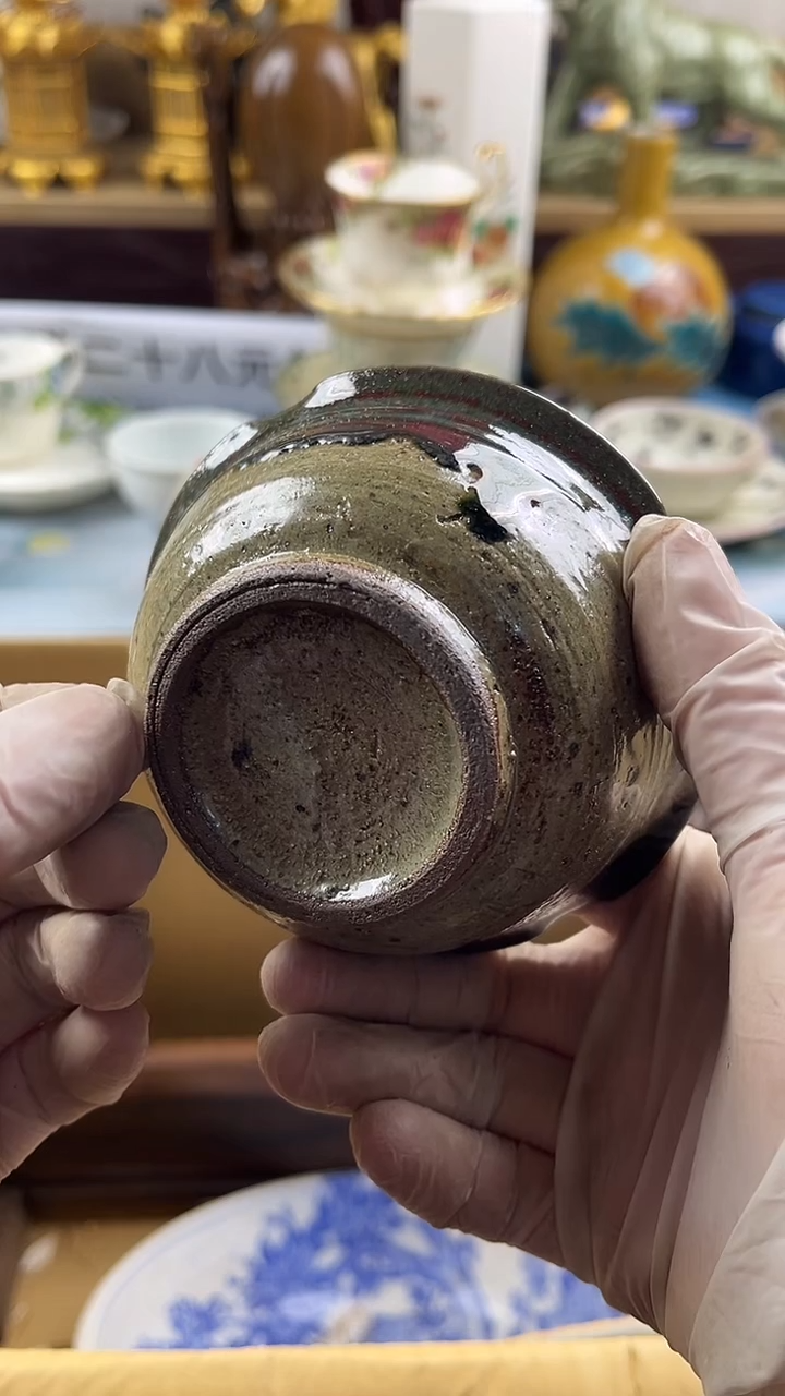 瓷片桃**酱英歌瓷器满28包邮