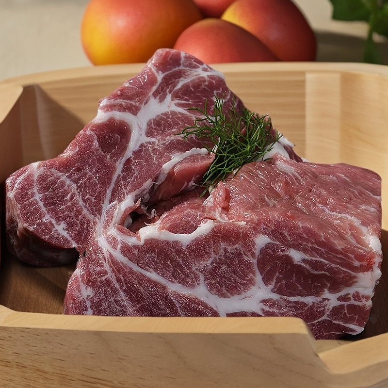 【精品梅花精肉5斤】东北粮食猪京东冷链速冻发货