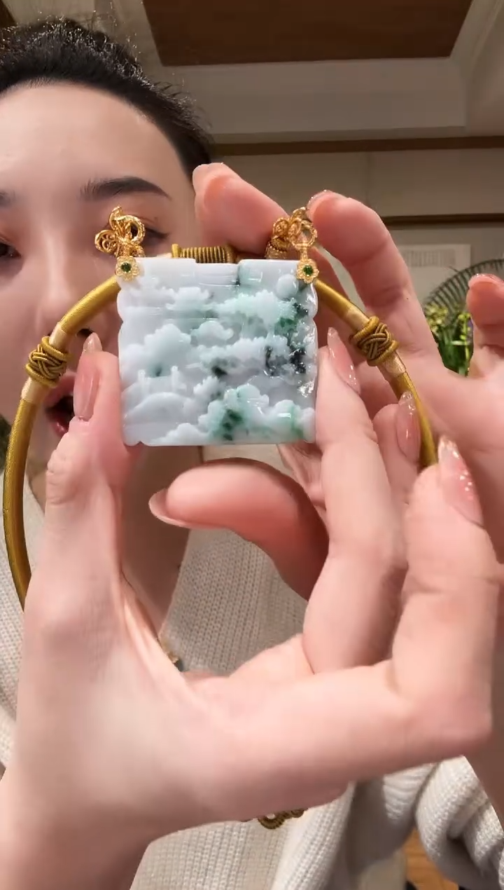 【闪购商品】翡翠颈饰未镶嵌国风