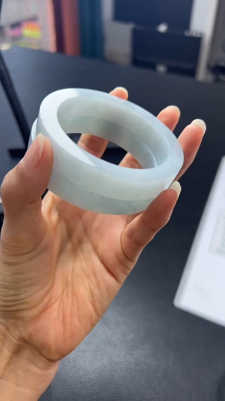 未镶嵌天然缅甸A货手镯定制翡翠手镯SZ122701