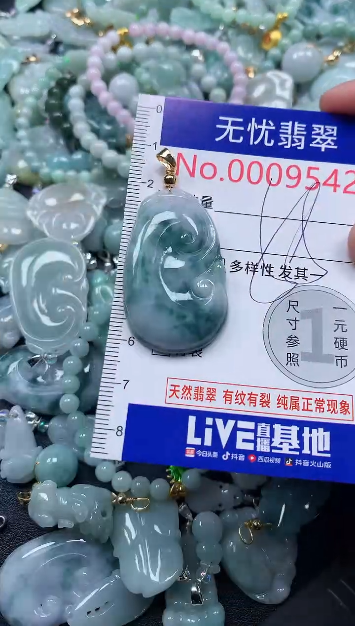 颈饰未镶嵌翡翠9542